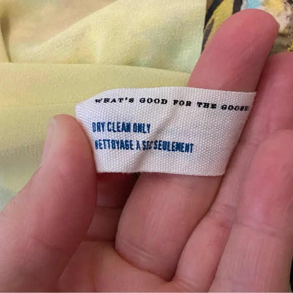 Anthropologie Leifsdottir rainbow confetti silk ruffle sleeveless Shift dress 4 - Picture 11 of 11